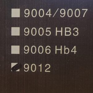 9012 LED Headlight Bulb SET