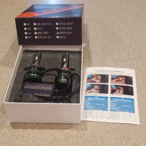 Acura CL 1997-1999 LED lightbulb SET 9006 LOW BEAM