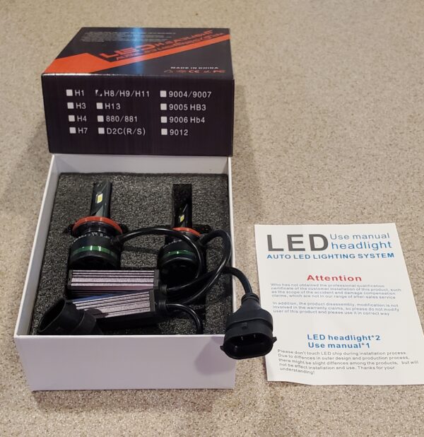 Acura ILX  2013-2022 H11 Low beam LED Headlight set