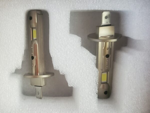 H1 LED Headlight Bulb SET Single prong