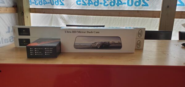Dash Cam, Low Beam LED Headlights, and Wiper Blades